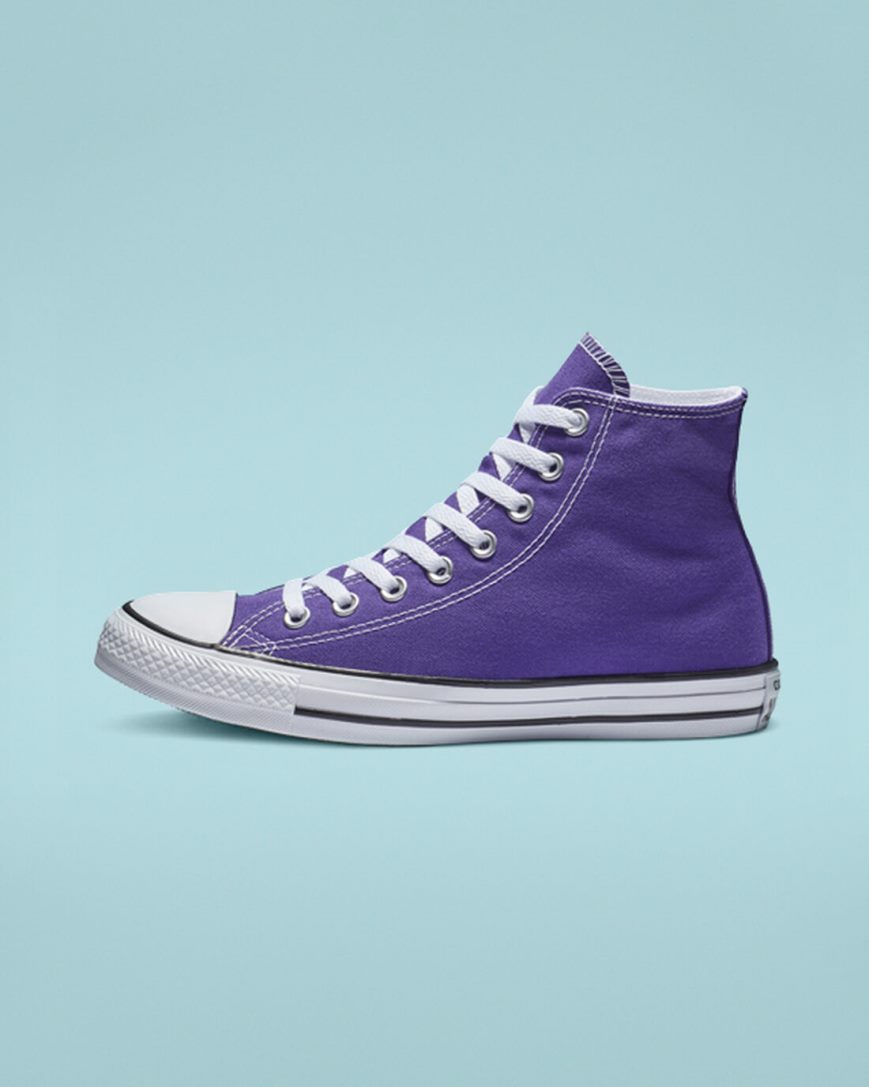 Dámské Boty Vysoké Converse Chuck Taylor All Star Classic Fialové | CZ FZXQ26